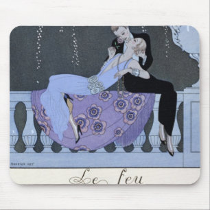 Das Feuer, Illustration für "Partys Galantes" Mousepad