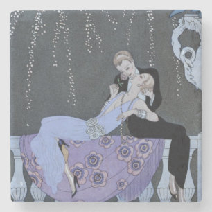 Das Feuer, Illustration für "Partys Galantes" Steinuntersetzer