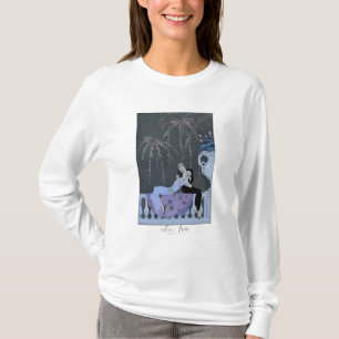 Das Feuer, Illustration für "Partys Galantes" T-Shirt