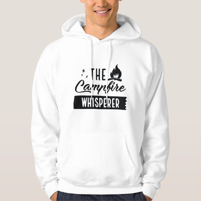 Das Feuer im Campfire Hoodie (Vorderseite)