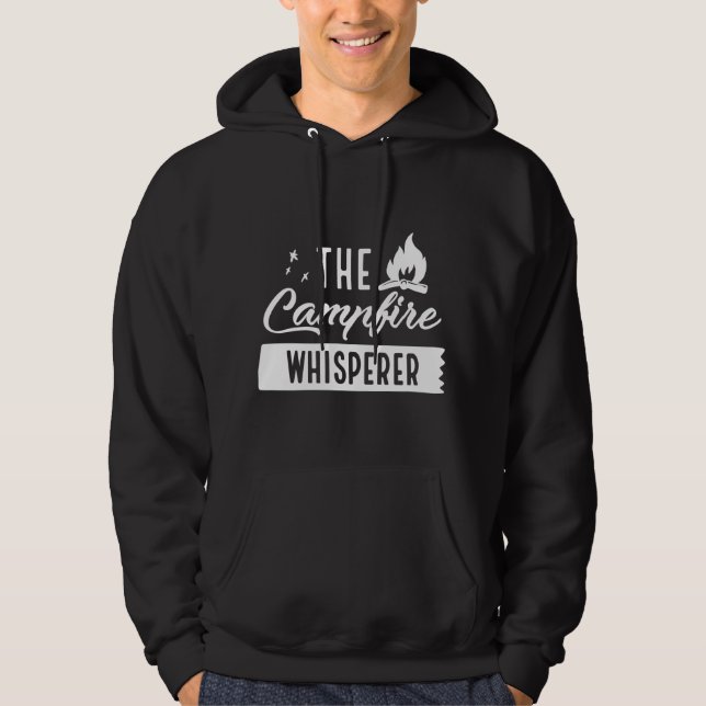 Das Feuer im Campfire Hoodie (Vorderseite)
