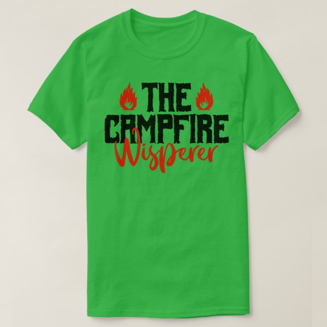 Das Feuer im Campfire T-Shirt (Design vorne)
