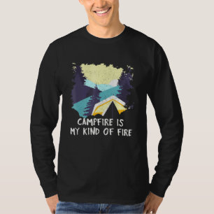 Das Feuer ist mein Camping-Wandercamper T-Shirt