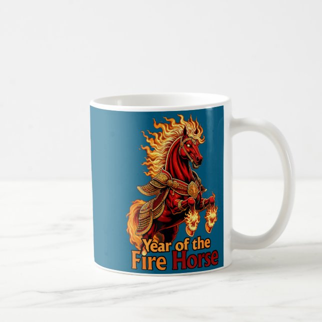 Das Feuerpferd Kaffeetasse (Rechts)