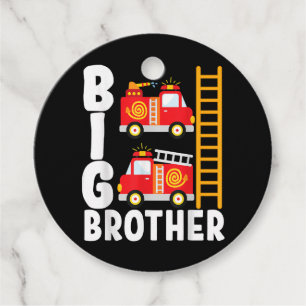 Das Feuerwehrschiff von Boy's Fire Truck Theme Big Geschenkanhänger