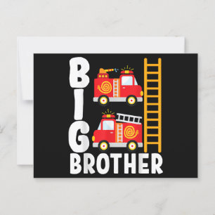 Das Feuerwehrschiff von Boy's Fire Truck Theme Big Postkarte