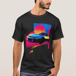 das fiktive Auto aus den 1980er Jahren T-Shirt