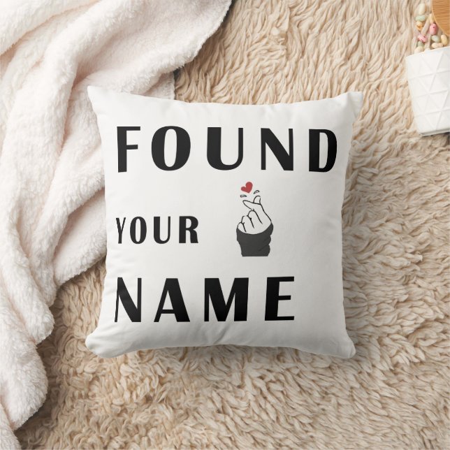 Das Finger Herz Kissen (Decke)