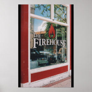 Das firehouse-Bar in im Stadtzentrum gelegenem Poster