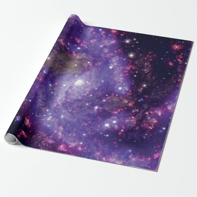 Das Fireworks Galaxy Outer Space Foto Geschenkpapier (Ungerollt)