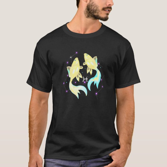 Das Fische-Sternzeichen T-Shirt (Vorderseite)