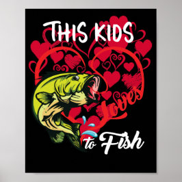 Das Fischen bringt Lieben zum Fischen Poster