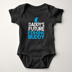 Das Fischen-Freund-Baby-Bodysuit des Vatis Baby Strampler