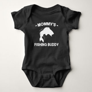 Das Fischen-Freund der Mama Baby Strampler