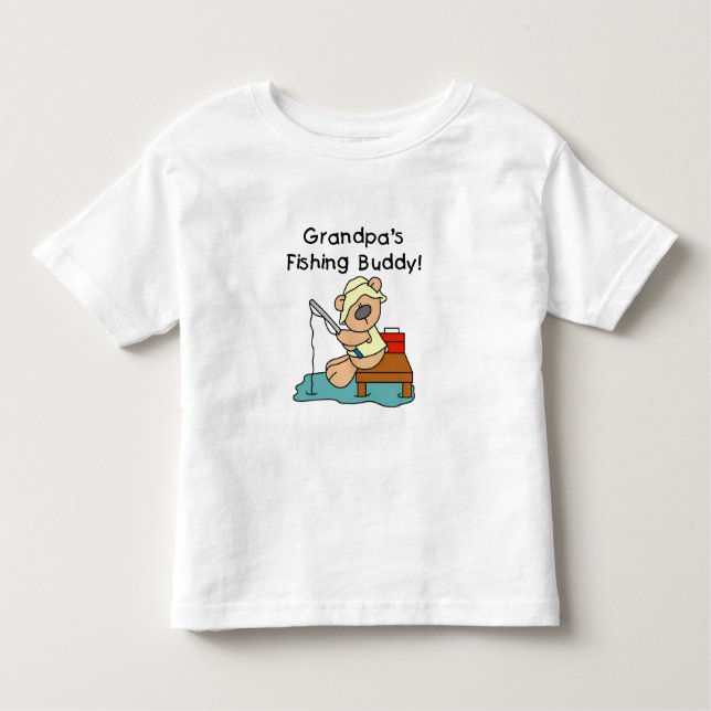 Das Fischen-Freund des Großvaters Kleinkind T-shirt (Vorderseite)
