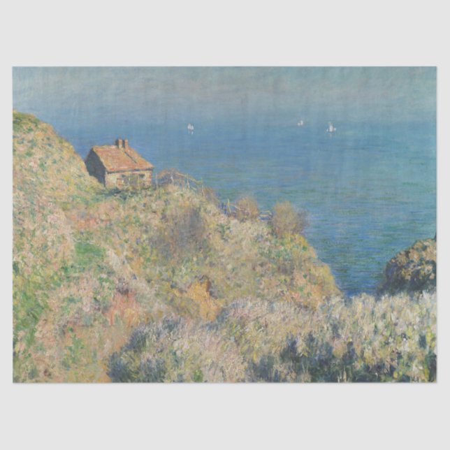 Das Fischerhaus Varengeville, Claude Monet Seidenpapier (Vorderseite)