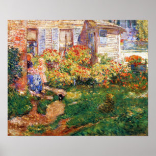 Das Fischerhäuschen von Frederick Childe Hassam Poster