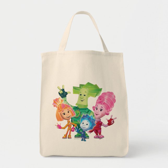 Das Fixies | die Fixie Familie Tragetasche (Vorne)