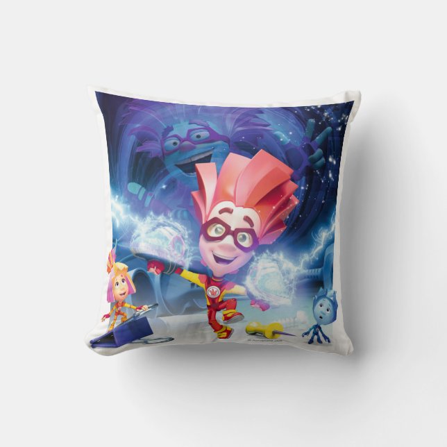 Das Fixies | streng geheim - Feuer Kissen (Vorderseite)