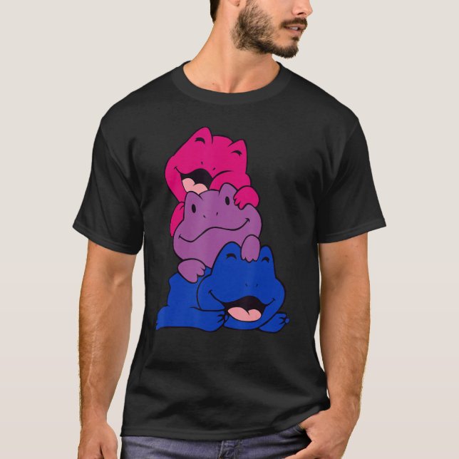 Das Flag für den Bisexuellen-Stolz Niedlich Flag f T-Shirt (Vorderseite)