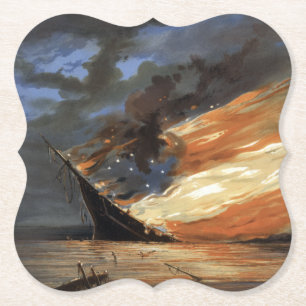 Das Flaggschiff des Zivilen Krieges gegen das Feue Untersetzer