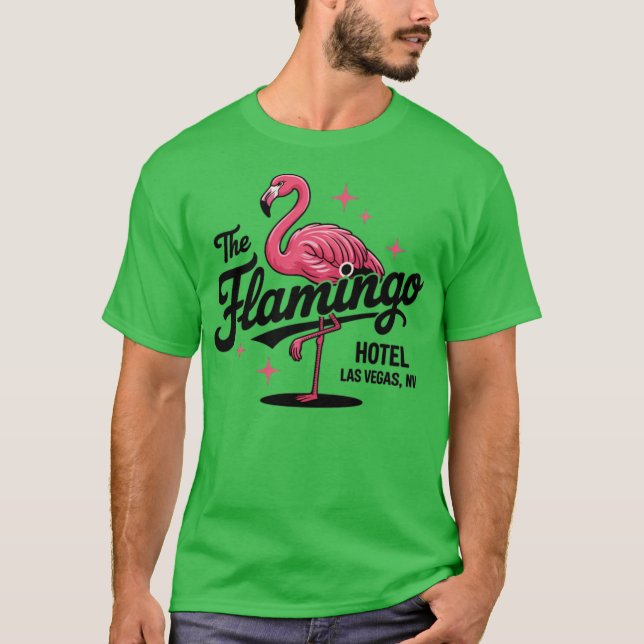 Das Flamingo Hotel T-Shirt (Vorderseite)