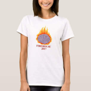 Das Flammengehirn AMFirehouse Flowy der Frauen T-Shirt