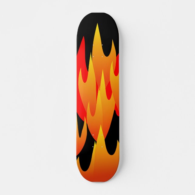 Das Flammenskateboard Skateboard (Vorne)