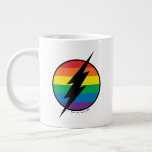Das Flash Rainbow-Logo Jumbo-Tasse
