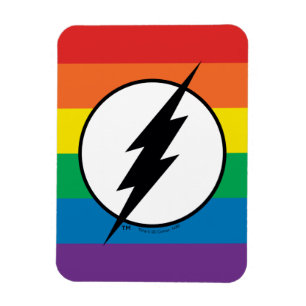Das Flash-Rainbow-Logo Magnet