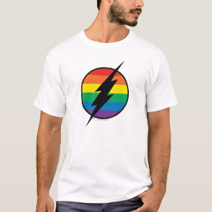 Das Flash Rainbow-Logo T-Shirt