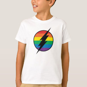 Das Flash Rainbow-Logo T-Shirt