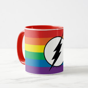 Das Flash-Rainbow-Logo Tasse