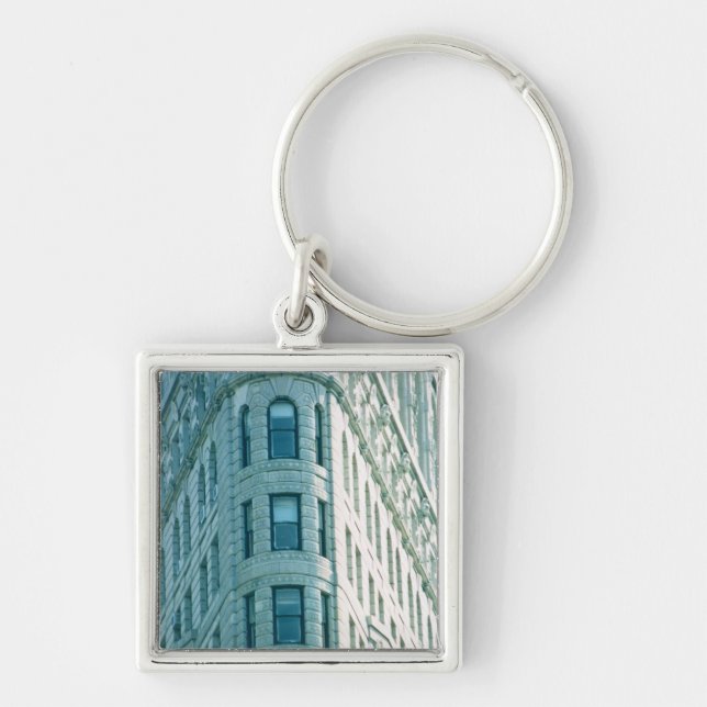 Das Flatiron Gebäude (Foto) 2 Schlüsselanhänger (Vorne)