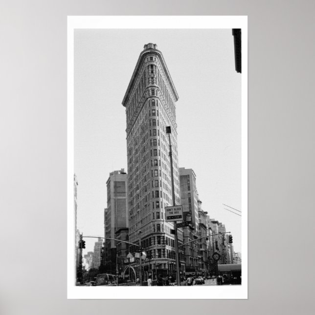 Das Flatiron-Gebäude (Foto) Poster (Vorne)