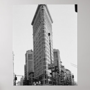 Das Flatiron-Gebäude (Foto) Poster