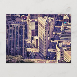 Das Flatiron-Gebäude - New York City Postkarte