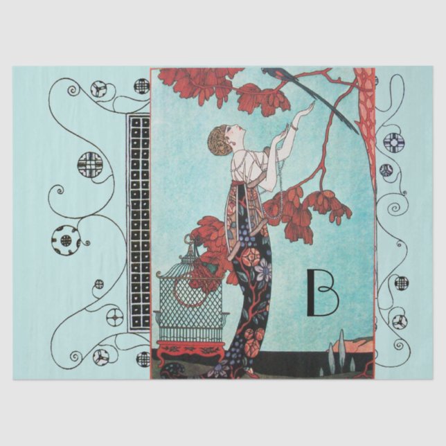 DAS FLIGHTLOSE, SCHÖNHEITSMOGRAMM FÜR DESIGNER SEIDENPAPIER (Vorderseite)