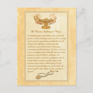 Das Florenzer Nachtigall-Versprechen Postkarte