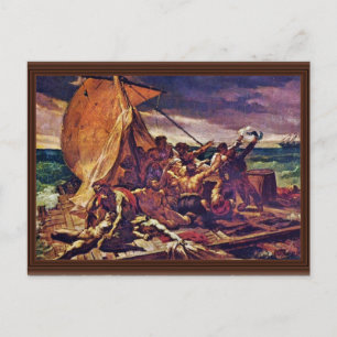 Das Floß der Medusa (Studie) von Géricault Jean L Postkarte