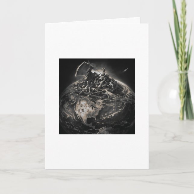 DAS FLOSS (NACH GERICOAULD)  KARTE (Vorderseite)