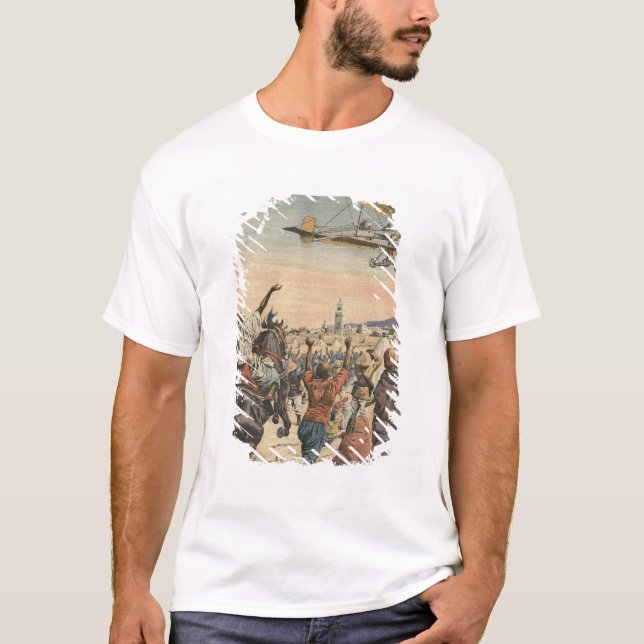 Das Flugzeug "der kleinen Zeitschrift", das vorbei T-Shirt (Vorderseite)
