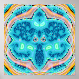 Das Flukish One (12" x 12") Art Print Poster