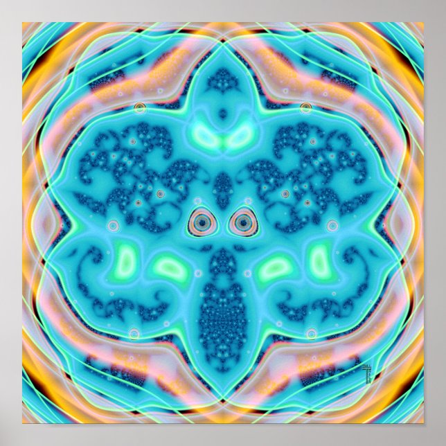 Das Flukish One (12" x 12") Art Print Poster (Vorne)