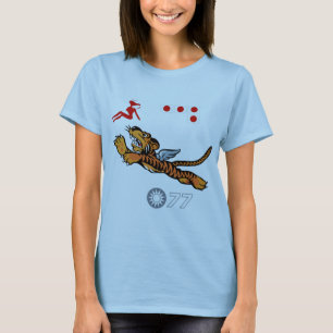 Das Flying Tigers WWII Nasen-Kunst T-Shirt