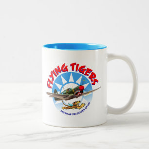 Das Flying Tigers Zweifarbige Tasse