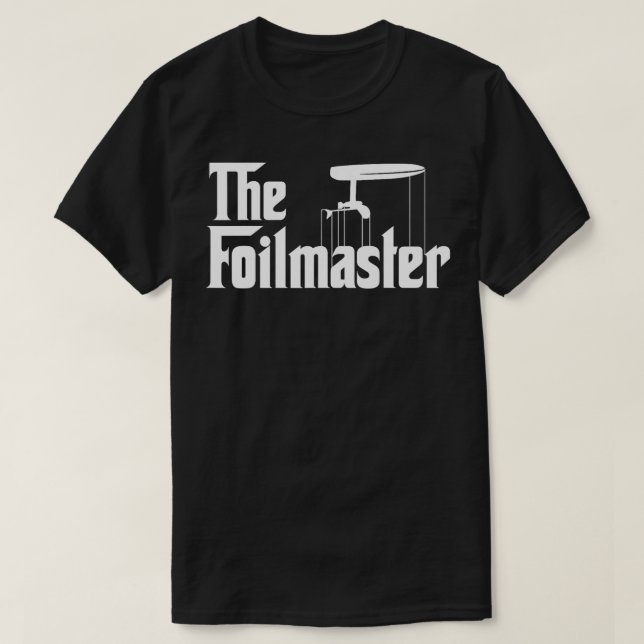 Das Foilmaster Funny Efolie Foilboard Surfgeschenk T-Shirt (Design vorne)