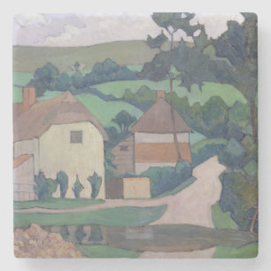 Das Ford (Öl auf Leinwand) Steinuntersetzer