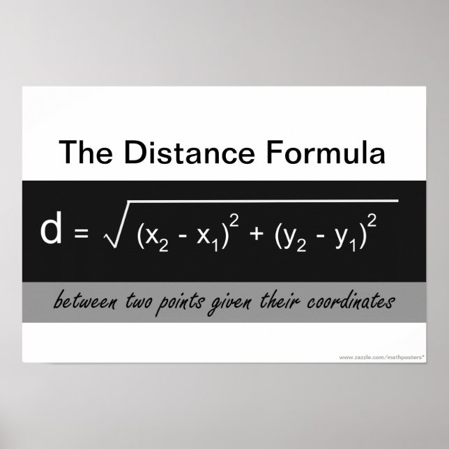 Das Formel-Math-Poster Poster (Vorne)