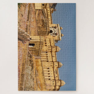 Das Fort Amber bei Jaipur in Indien Puzzle